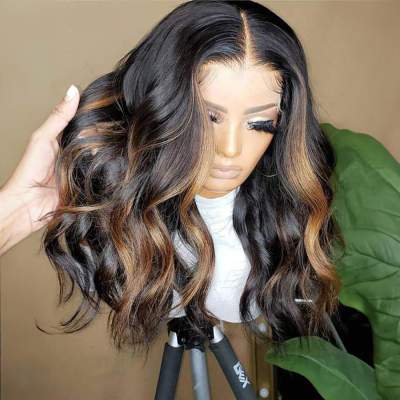 Highlight Undetectable HD Lace Wig Body Wave With Pre-plucked Hairline